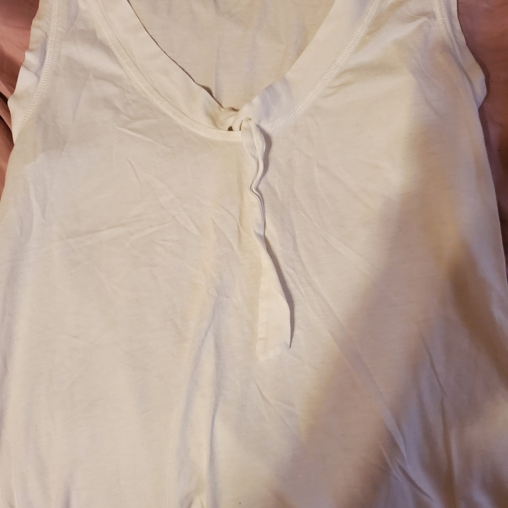 White tank top